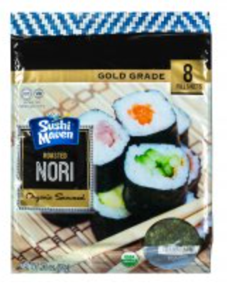 Sushi Maven Roasted Nori - Organic Seaweed