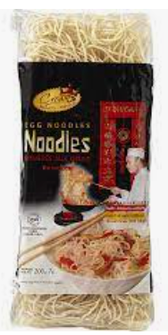 Ushia - Egg Noodles - Fine (Black Package)